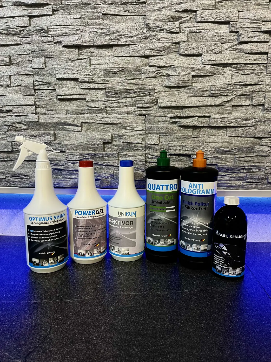 Autoreinigungsprodukte von Car Perfection Bavaria